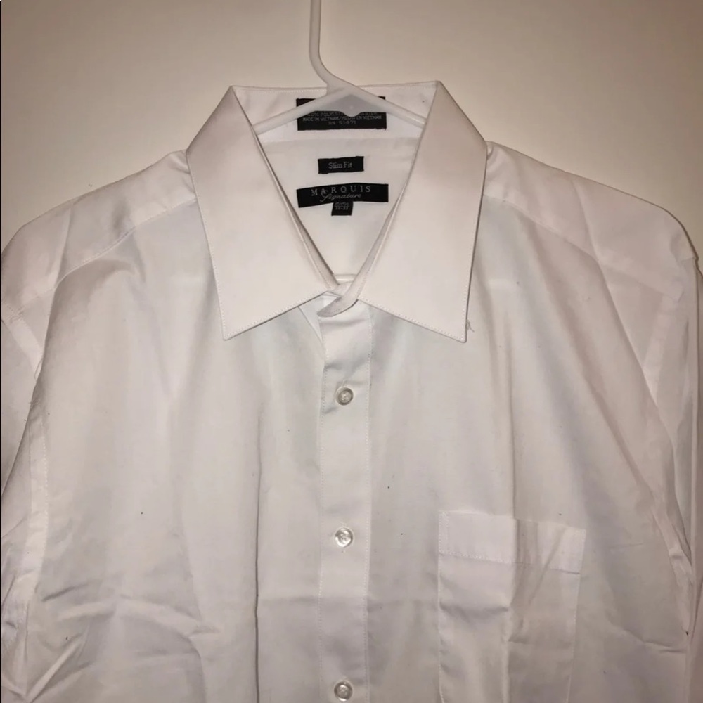 Men’s Dress Shirt, White
